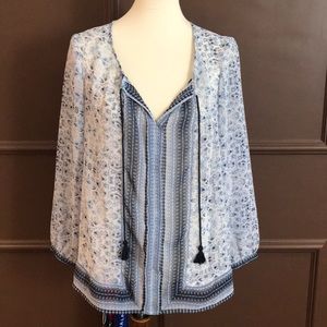 Lucky Brand Sheer Blouse